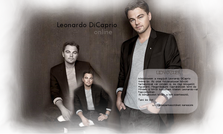 Leonardo DiCaprio online